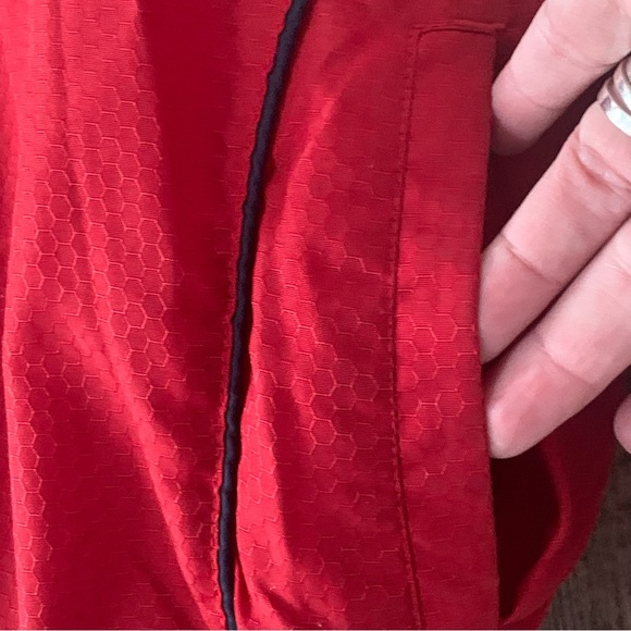 Boy’s M 10/12 MAJESTIC Authentic Collection MLB RED SOX Dugout Zip Up Red Jacket - Picture 12 of 16